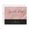 Rose Gold Black Glitter  Look WEDDING SAVE DATE