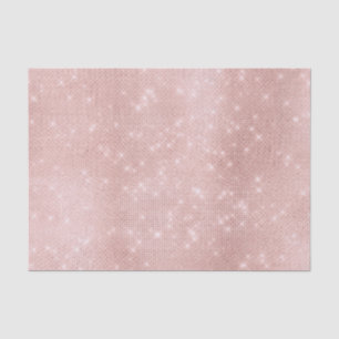 Rose Gold Blush Metallic Powder Sequin Sparkly Tissue Paper