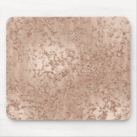 Rose Gold Blush Pink Glam Sparkle Crackle Chic