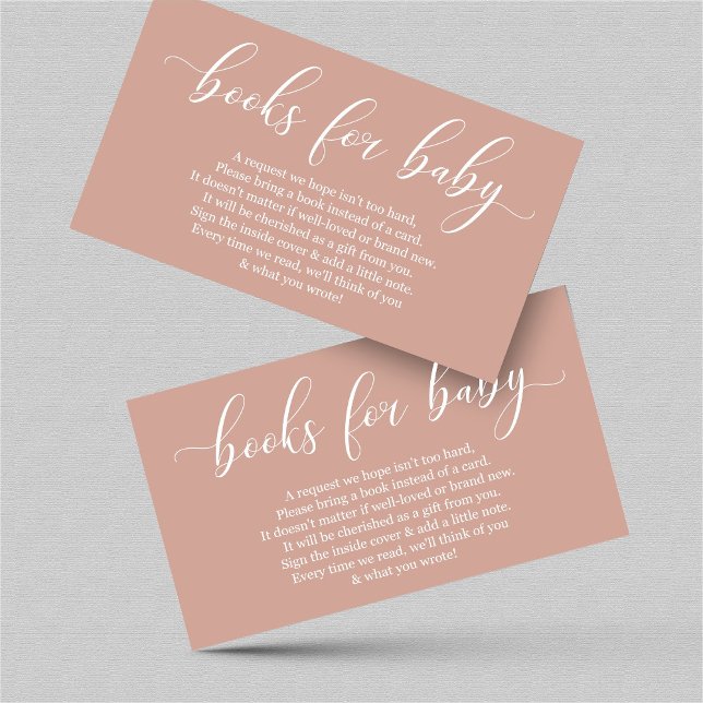 Rose Gold Book Request - Baby Shower Invitation (Creator Uploaded)