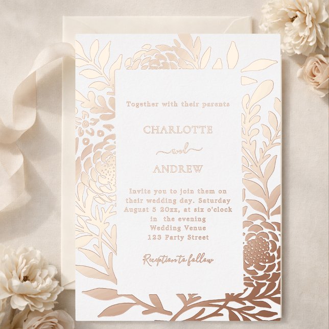 Rose gold botanical luxury wedding (Creator Uploaded)