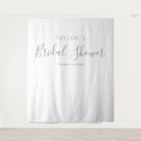 Rose Gold Bridal Shower Backdrop