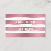 Rose Gold Brush Strokes