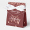 Rose Gold Burgundy 70 Birthday Thank You Confetti