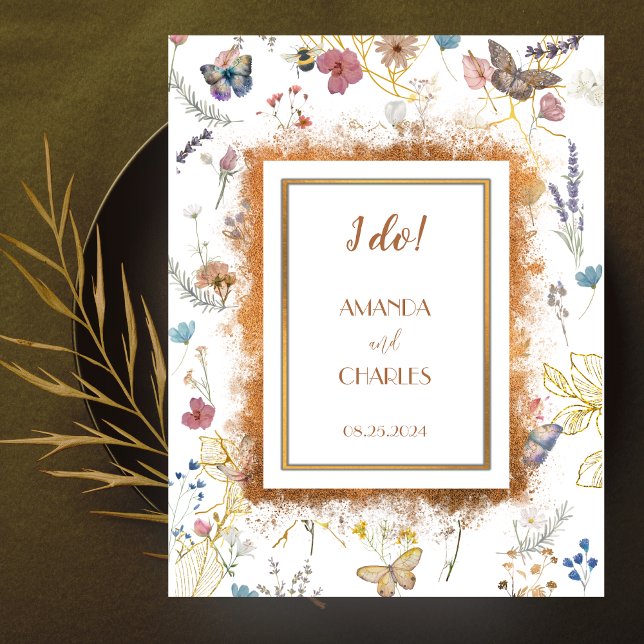 Rose Gold Butterfly Garden Wedding  Planner (Creator Uploaded)