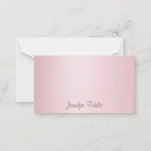 Rose Gold Calligraphié Script Monogramme Modèle