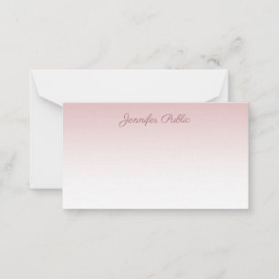 Rose Gold Calligraphy Nom du script Élégant Modèle