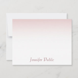 Rose Gold Calligraphy Script Template Elegant