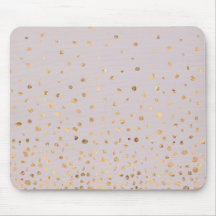 Rose Gold Champagne Bubbles Mousepad