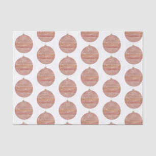 Rose Gold Christmas Ornament Tissue Paper
