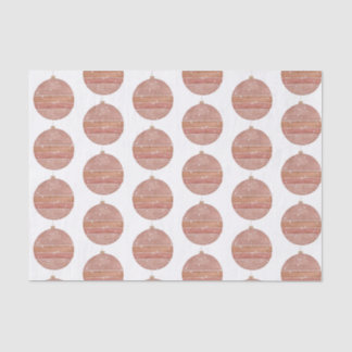 Rose Gold Christmas Ornament Tissue Paper