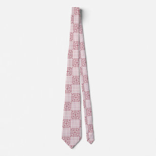 Rose Gold Classic Geometric Tie