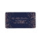 Rose gold confetti navy blue typography wedding