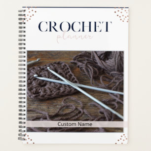 Rose Gold Crochet Planner