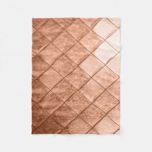 Rose Gold Crush Fleece Blanket