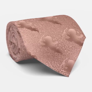 Rose Gold Cupid Love Valentine's Day Tie