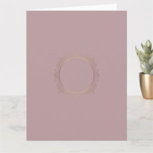 Rose Gold Custom Elegant Modèle vierge tendance