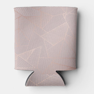 Rose gold decorative background, elegant. can cooler