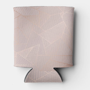 Rose gold decorative background, elegant. can cooler