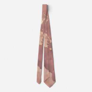 Rose Gold Design Cravate masculin