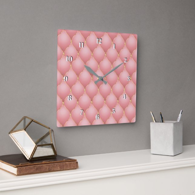 Rose Gold Diamond Clock (Office)