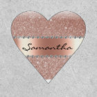 Rose Gold Diamond Parties scintillant Bling Girl