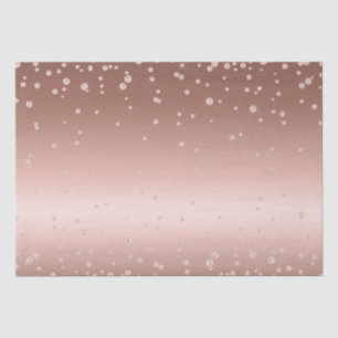 Rose Gold Diamonds Tissue Paper