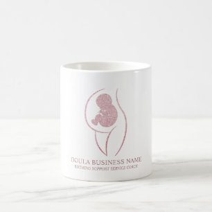Rose Gold Doula Birth Coffee Mug