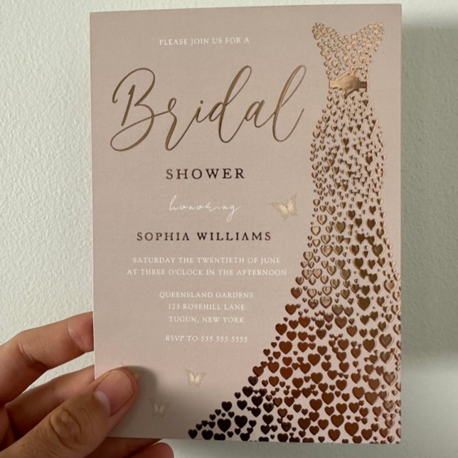 Rose Gold Dress Dusty Rose & Blush Bridal Shower (Creator Uploaded)