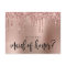 Rose gold drips will you be my maid of honour