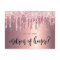 Rose gold drips will you be my matron of honour