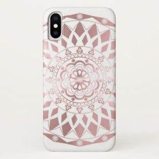 Rose Gold Effect iPhone X case