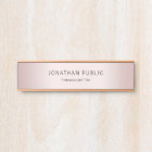 Rose Gold Elegant Template Modern Professional