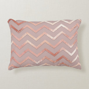Rose gold: elegant vintage pattern. accent pillow