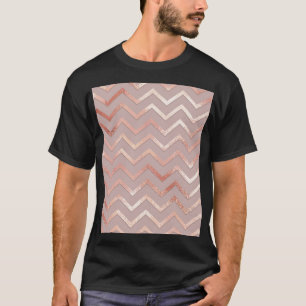 Rose gold: elegant vintage pattern. T-Shirt