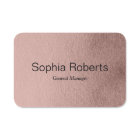 Rose Gold Employee Staff Magnetic Name Tag Badge