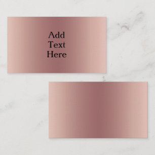 Rose Gold Enclosure Card