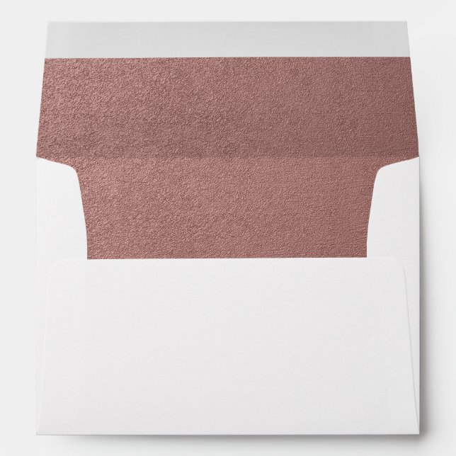 Rose Gold Enveloppe Rose Gold Shimmer (Dos (Bas))