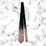 Rose Gold Fading Waterfall Ombre Glitter look Tie<br><div class="desc">This design was created through digital art. It may be personalized by clicking the customize button and add text, images, or delete images to customize. Glitter is simulated. Contact me at colorflowcreations@gmail.com if you with to have this design on another product. See more of my creations or follow me at...</div>