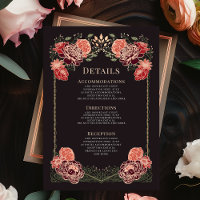 Rose Gold Fantasy Enchanted Garden Wedding Details