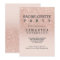 Rose gold faux glitter pink bachelorette party