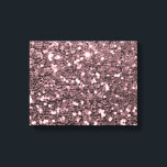Rose Gold Faux Glitter Sparkles Canvas Print<br><div class="desc">Glamourous large rose gold faux glitter.
PLEASE NOTE:  These are flat printed graphics - no raised parts.</div>