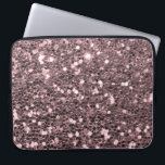 Rose Gold Faux Glitter Sparkles Laptop Sleeve<br><div class="desc">Glamourous large rose gold faux glitter.
PLEASE NOTE:  These are flat printed graphics - no raised parts.</div>