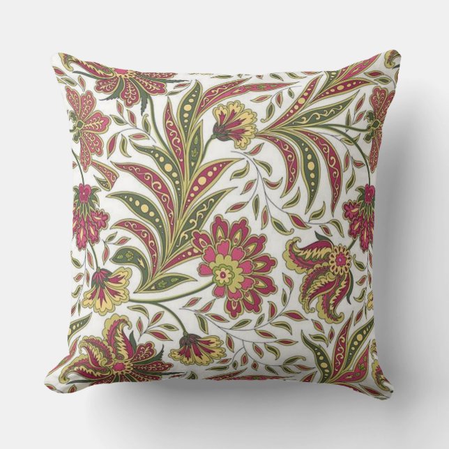 Rose Gold Floral Multi Pillow (Front)