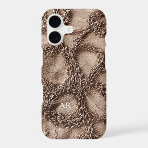 Rose Gold Floral Personnalisée Broderie 3D Chic