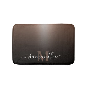 Rose Gold Foil Bath Mat