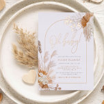 Rose Gold Foil | Boho Pampas Arch Baby Shower<br><div class="desc">Add some shine to your baby shower invitations with real rose gold foil! This classic and timeless metallic style is sure to add another level to your invites. These luxurious invitations make a great impact with real pressed foil. Incorporating foil-stamped elements on luxe paper is a perfect way to set...</div>