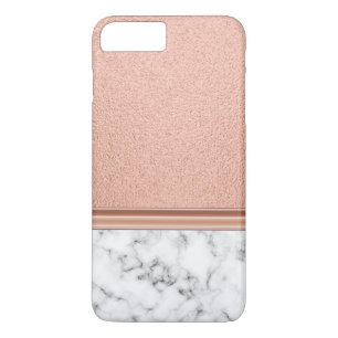 Rose Gold Foil on Marble Case-Mate iPhone Case