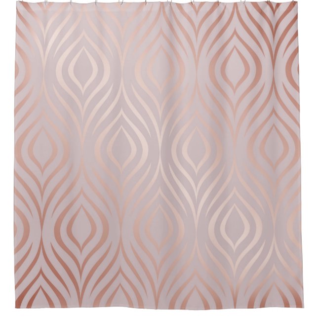 Rose gold geometric seamless pattern (Front)