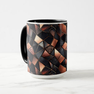 Rose Gold Glam and Black Mug